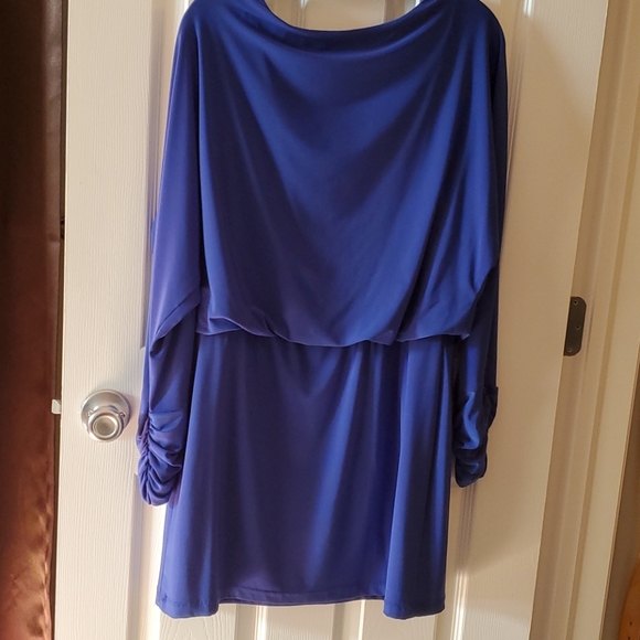 Xscape by Joanna Cher blue cocktail dress - Picture 4 of 6